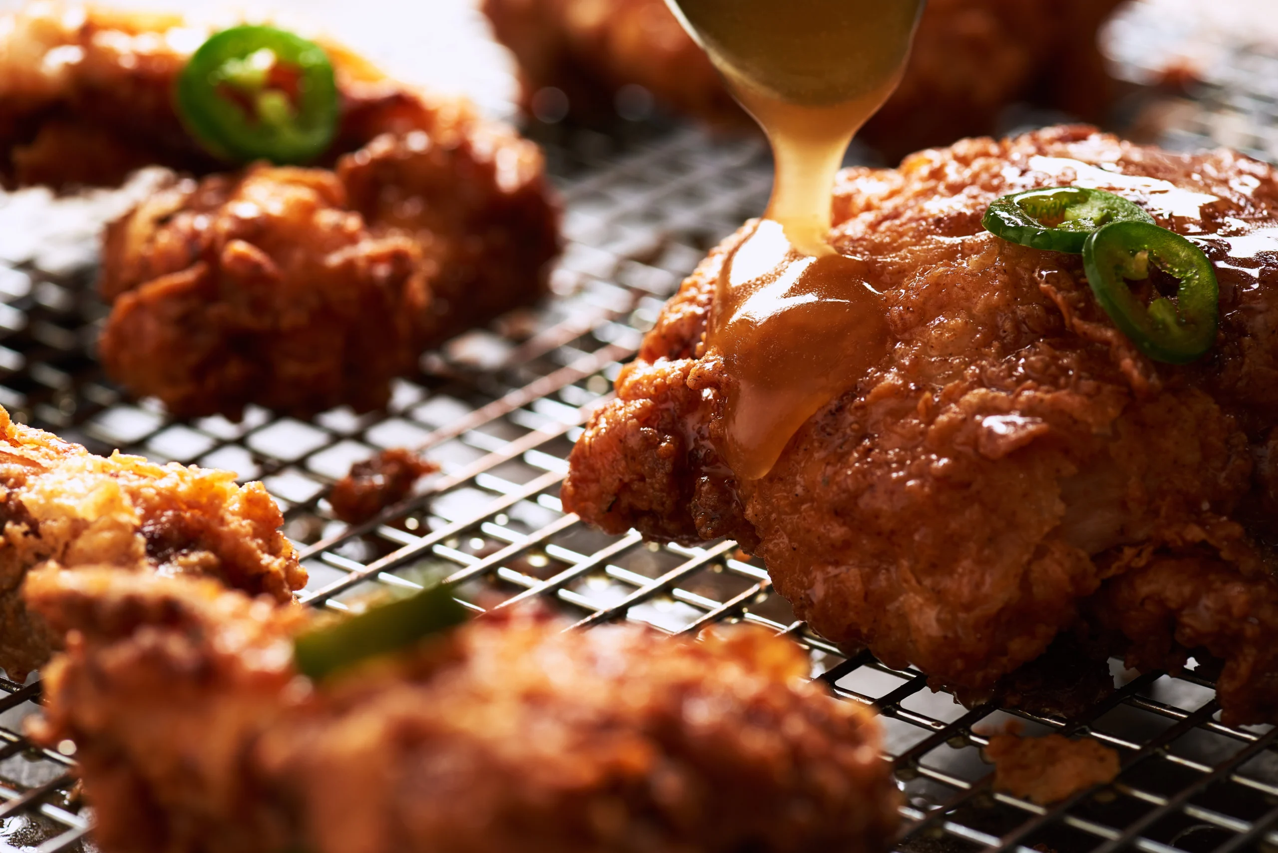 Hot Honey Butter Fried Chicken
