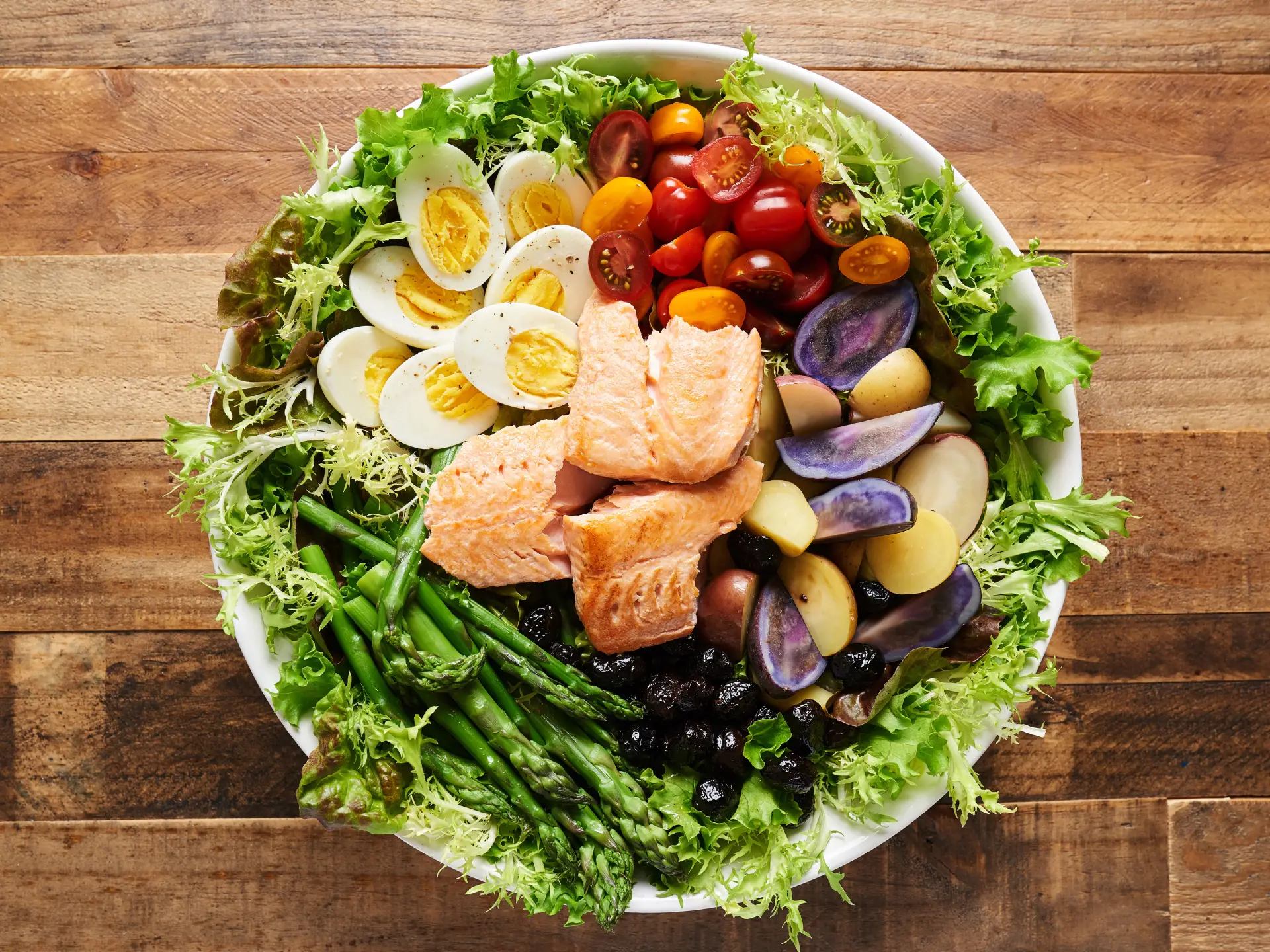 Salmon Salad Nicoise